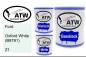 Preview: Ford, Oxford White (B9791), Z1: 1L Lackdose + 1L Klarlack + 500ml Härter - Set, von ATW Autoteile West.